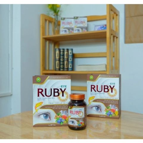 Viên Uống Eye Ruby - Hỗ Trợ Bổ Mắt, Cải Thiện Thị Lực, Tăng Cường Chỉ Số Thị Giác, Giảm Nguy Cơ Thoái Hóa Điểm Vàng