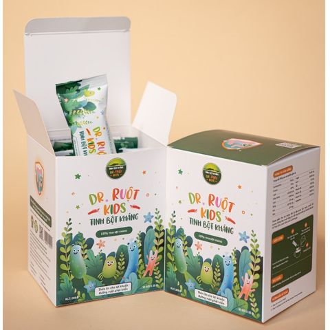 Tinh Bột Kháng Dr. Ruột Kids - Hỗ Trợ Tiêu Hóa, Cải Thiện Táo Bón Cho Trẻ Em, 200g - Giúp Tăng Cường Hệ Miễn Dịch