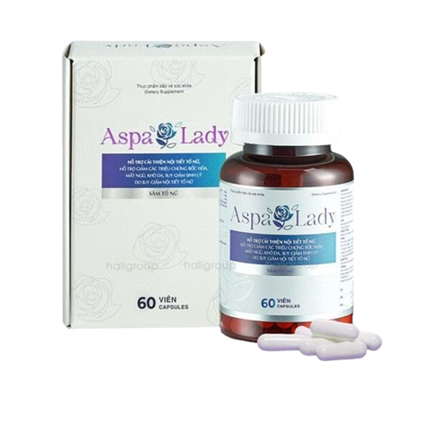 Viên Uống Aspa Lady Cân Bằng Nội Tiết Tố Nữ - Hỗ Trợ Đẹp Da, Giảm Bốc Hỏa, Mất Ngủ, 120 Viên