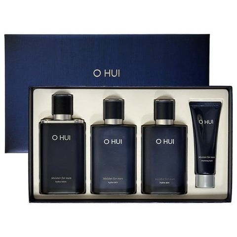 Bộ Dưỡng Da Nam Giới OHUI Meister For Men Hydra - Set 3 Sản Phẩm Chăm Sóc Da Sâu, Giúp Sáng Da và Se Khít Lỗ Chân Lông