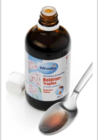 Siro giúp ngủ ngon Mivolis Baldiran Tropfen 100ml chính hãng Đức