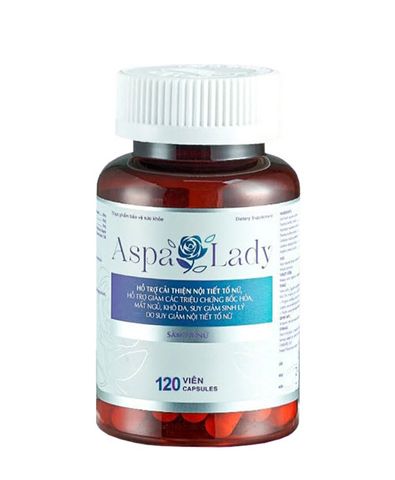 Viên Uống Aspa Lady Cân Bằng Nội Tiết Tố Nữ - Hỗ Trợ Đẹp Da, Giảm Bốc Hỏa, Mất Ngủ, 120 Viên