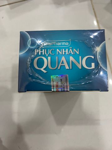 Viên Uống Bổ Mắt Phục Nhãn Quang - Hộp 30 Viên Hỗ Trợ Tăng Cường Thị Lực, Bảo Vệ Đôi Mắt Sáng Khỏe, Dinh Dưỡng Từ Mỹ