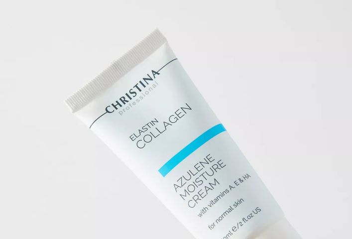 Kem dưỡng Christina Elastin Collagen Azulene Moisture Cream