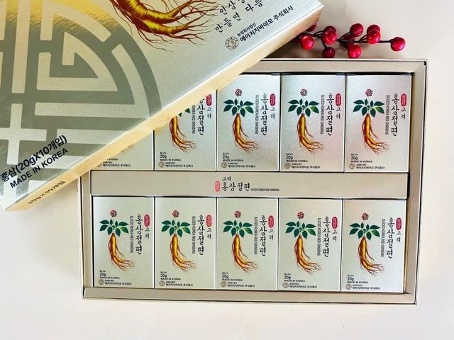 Sâm Lát Tẩm Mật Ong Hàn Quốc 200g - Sliced Korean Red Ginseng 6 Năm Tuổi, Bổ Dưỡng Tăng Cường Sức Khỏe Tự Nhiên