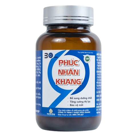 Liệu Trình 8 Hộp Viên Uống Phúc Nhãn Khang Hỗ Trợ Bổ Mắt Hiệu Quả