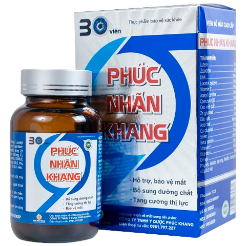 Liệu Trình 8 Hộp Viên Uống Phúc Nhãn Khang Hỗ Trợ Bổ Mắt Hiệu Quả