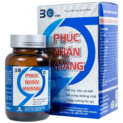 Combo 3 tặng 1 hộp - Viên uống sáng mắt Phúc Nhãn Khang