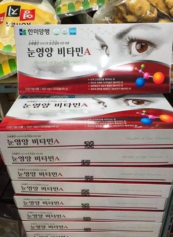 Viên Bổ Mắt Hanmi Hàn Quốc - Hỗ Trợ Giảm Lão Hóa Mắt, Cung Cấp Vitamin A, C, B2 - Hộp 120 Viên