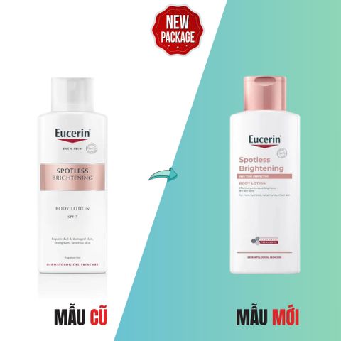 Sữa Dưỡng Thể Eucerin Spotless Brightening Body Lotion 250mL – Chăm Sóc Da, Làm Sáng Da, Dưỡng Ẩm, Phù Hợp Với Da Nhạy Cảm