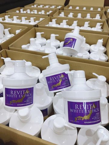 Ủ kích trắng da body Revita White EX Pack 500g Nhật Bản