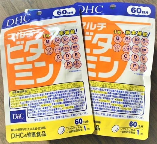 Viên Uống Vitamin Tổng Hợp DHC Multi Vitamins Nhật Bản - Bổ Sung 12 Vitamin Thiết Yếu Cho Sức Khỏe - Hỗ Trợ Làm Đẹp Da 60 Ngày