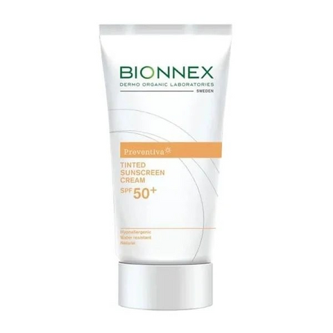 Kem Chống Nắng Tạo Nền Bionnox Tinted Sunscreen Cream SPF50+ 50ml - Bảo Vệ Da, Kiểm Soát Nhờn, Dưỡng Ẩm, Che Khuyết Điểm