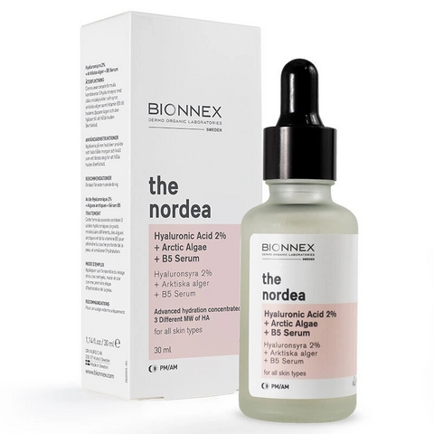 Tinh Chất Phục Hồi Da Tổn Thương Bionnex The Nordea - Hyaluronic Acid 2% & Arctic Algae Serum Cung Cấp Độ Ẩm, Ngừa Lão Hóa