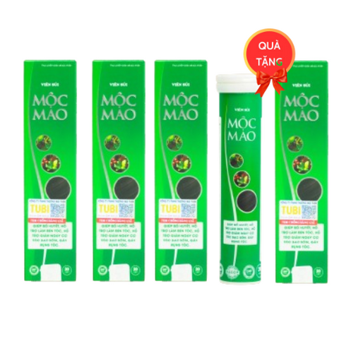 Viên Sủi Mọc Tóc Mộc Mao - Hỗ Trợ Mọc Tóc, Giảm Xơ, Rối, Làm Đen Tóc - Sản Phẩm Dinh Dưỡng Cho Tóc Khỏe Mạnh