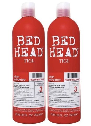 Combo dầu Gội -Xã Bed Head Tigi 750ml x2 chai (Đỏ) 120470