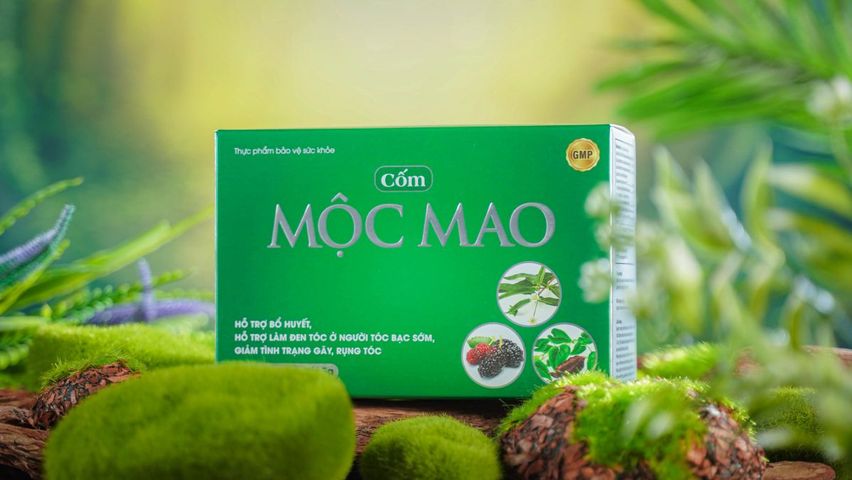 Cốm Mộc Mao Hỗ Trợ Đen Tóc, Giúp Mọc Tóc Chắc Khỏe