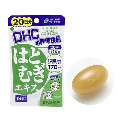 Viên Uống DHC Trắng Da 20 Ngày - Hỗ Trợ Sáng Da, Duy Trì Độ Đàn Hồi, Ngăn Ngừa Nếp Nhăn Từ Chiết Xuất Ý Dĩ Nhật Bản