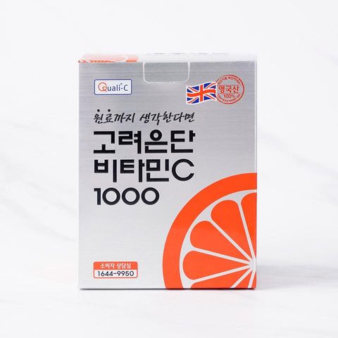 Viên uống Vitamin C Hàn Quốc 1000mg Korea Eundan - Bổ sung sức khỏe, làm sáng da, tăng cường miễn dịch, 120 viên