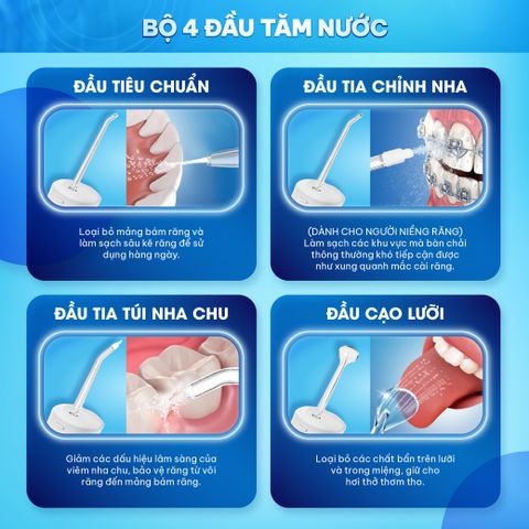 Máy tăm nước Chido WF-238 new 2024 khử trùng UVC
