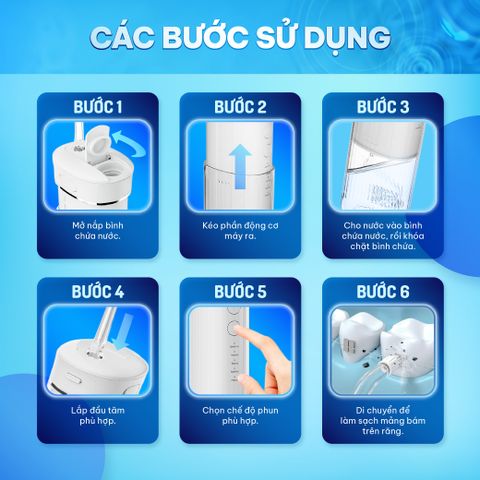 Máy tăm nước Chido WF-238 new 2024 khử trùng UVC