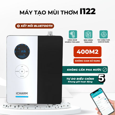 Máy xông tinh dầu, khuếch tán tạo mùi thơm công nghiệp i122 iCHARM