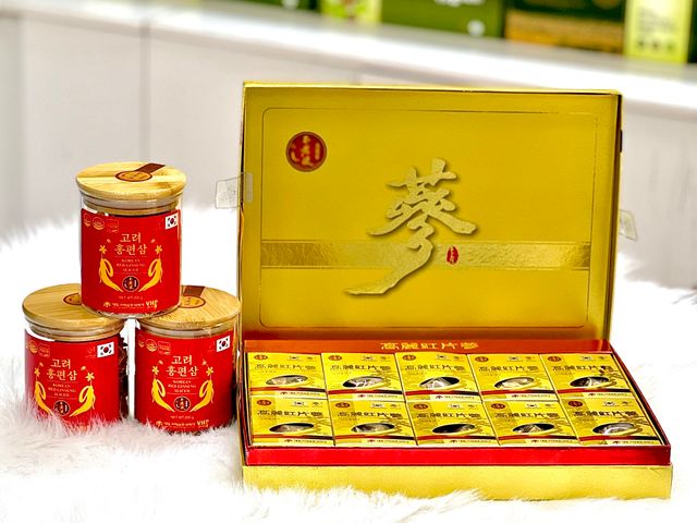 Hồng Sâm Hàn Quốc Thái Lát Sẵn Daedong 200g - Dễ Dàng Sử Dụng, Tăng Cường Sức Khỏe, Quà Tặng Ý Nghĩa