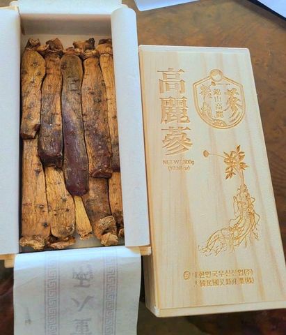 Hồng Sâm Củ Khô Wooshin Hàn Quốc 300g - Sản Phẩm Thảo Dược Tăng Cường Sức Khỏe, Hỗ Trợ Đề Kháng, Chống Căng Thẳng