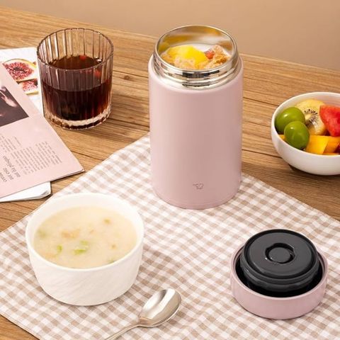 Hộp Đựng Thức Ăn Giữ Nhiệt Zojirushi SW-KA75H - Thép Không Gỉ, Thiết Kế Siêu Nhẹ, Giữ Nóng, Giữ Lạnh 6 Giờ, Dung Tích 750ml