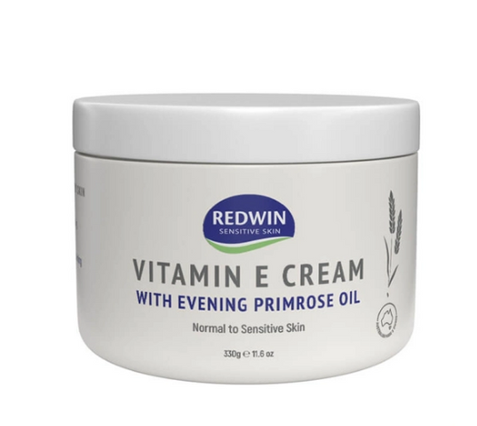 Kem Dưỡng Da Redwin Vitamin E & Tinh Dầu Hoa Anh Thảo 330g - Dưỡng Ẩm Chống Lão Hóa, Chăm Sóc Da Mịn Màng Từ Úc