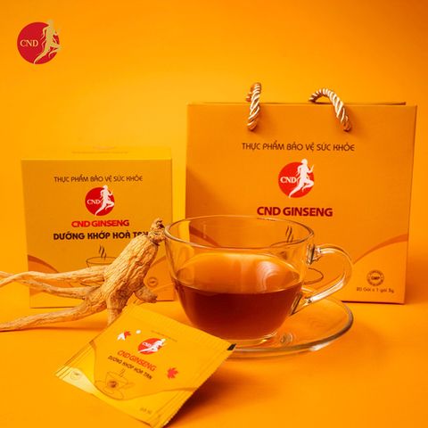 Nhân Sâm Hòa Tan CND Ginseng - Giúp Dưỡng Khớp, Hạn Chế Thoái Hóa Khớp, 20 Gói, Thực Phẩm Bảo Vệ Sức Khỏe