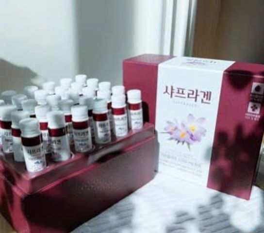 Nước Uống Saffron Collagen Nhụy Hoa Nghệ Tây 3000mg - Hỗ Trợ Cải Thiện Làn Da Chống Oxy Hóa, Giảm Nếp Nhăn, Tăng Độ Đàn Hồi