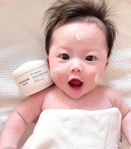 Kem Dưỡng Ẩm Goongbe Moisture Cream Cho Trẻ Sơ Sinh - 180ml, Giúp Giữ Ẩm Và Chăm Sóc Da Nhạy Cảm, Xuất Xứ Hàn Quốc