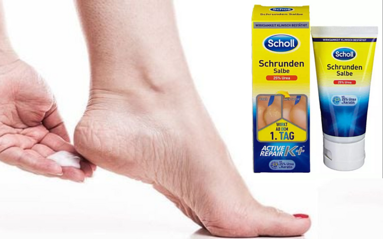 Kem Hỗ Trợ Giảm Nứt Gót Chân Scholl Schrunden Salbe 60ml - Giải Pháp Phục Hồi Da Chân Nứt Nẻ, Dưỡng Ẩm Hiệu Quả