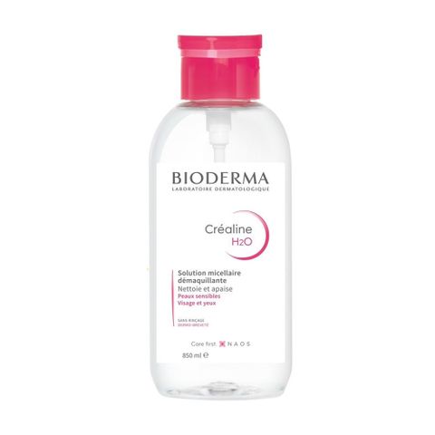 Nước tẩy trang Bioderma Sensibio H2O 28.7 FL.OZ 850ml, hồng
