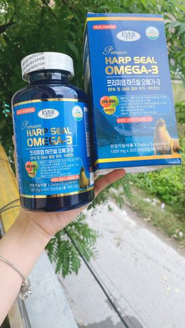 Tinh Dầu Hải Cẩu Hàn Quốc Premium Harp Seal Omega-3 hộp 300 viên
