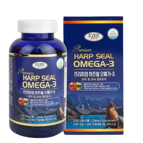 Tinh Dầu Hải Cẩu Hàn Quốc Premium Harp Seal Omega-3 hộp 300 viên