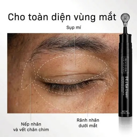Kem Dưỡng Mắt Revision D-E-J - Trẻ Hóa & Săn Chắc Vùng Mắt, Giảm Nếp Nhăn & Thâm Quầng, Dưỡng Ẩm Hiệu Quả 14g