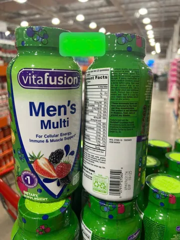 Kẹo Bổ Sung Vitamin Tổng Hợp Dành cho Nam Vitafusion Men's Multivitamin 220 Viên, Tăng Cường Sức Khỏe và Đề Kháng - Nhập Khẩu Mỹ