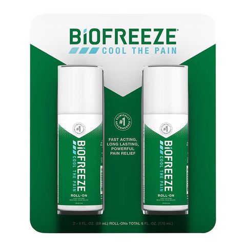 Set Dầu Lạnh Xoa Bóp Giảm Đau Biofreeze Roll On 89ml x2 Chai - Giảm Đau Khớp, Đau Cơ Hiệu Quả, Không Chứa Paraben, Nhập Mỹ