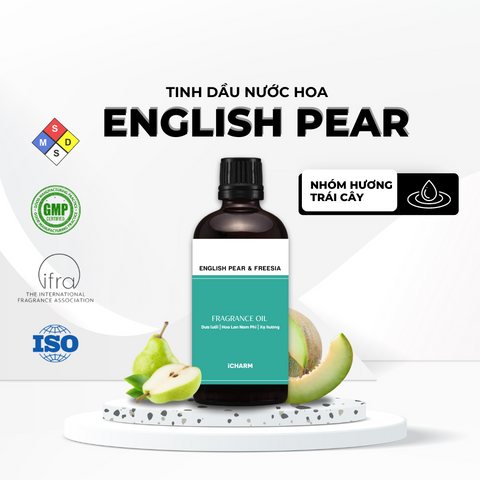 Tinh dầu nước hoa English Pear & freesia, Tinh dầu thơm phòng iCHARM