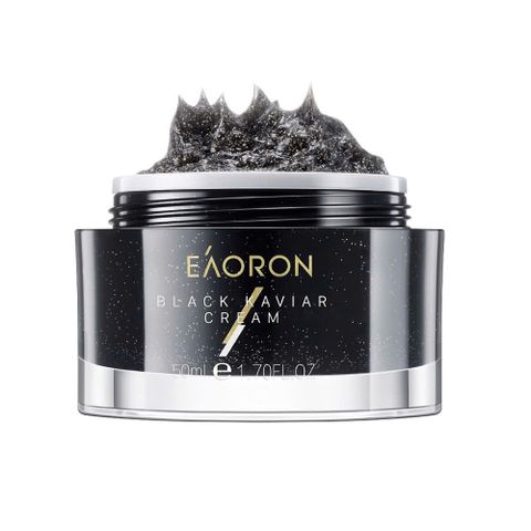Kem Dưỡng Ban Đêm Eaoron Black Shining Cream 50ml - Rạng Rỡ Da Trắng Mịn, Chống Lão Hóa với Trứng Cá Đen và Ngọc Trai Đen