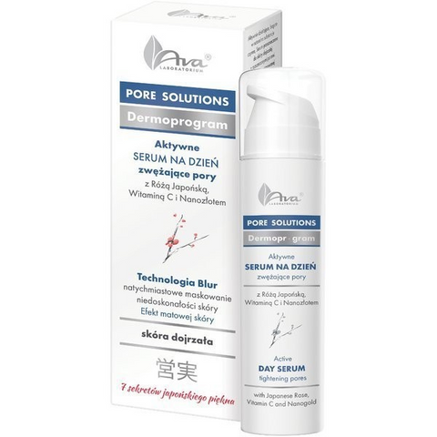 Serum Dưỡng Ban Ngày Ava Pore Solutions - Se Khít Lỗ Chân Lông, Dưỡng Ẩm, Cho Da Mịn Màng, 50ml