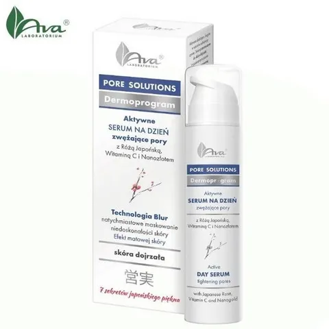 Serum Dưỡng Ban Ngày Ava Pore Solutions - Se Khít Lỗ Chân Lông, Dưỡng Ẩm, Cho Da Mịn Màng, 50ml