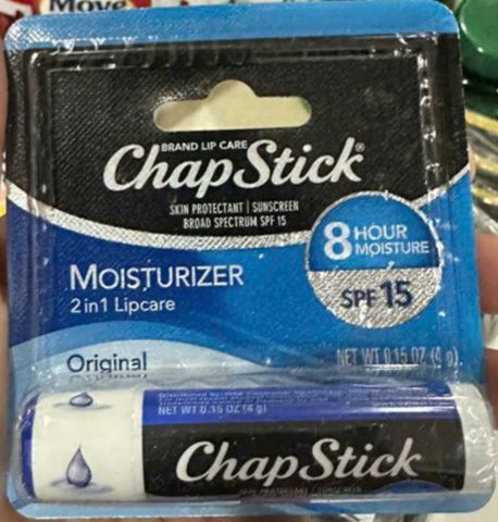 Son Dưỡng Môi Chapstick 4g Hương Trái Cây - Dưỡng Ẩm, Chống Nứt Nẻ, Chính Hãng Mỹ