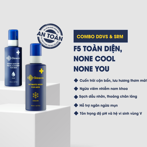 COMBO 2 Dung Dịch Vệ Sinh 2 Gel Rửa Mặt KShinecos