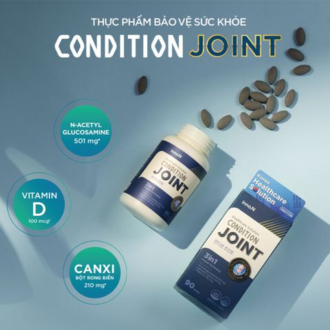 Viên uống Kolmar Condition Joint 90 viên - Hỗ trợ xương khớp, dưỡng chất cho khớp linh hoạt, chắc khỏe, giảm nguy cơ loãng xương