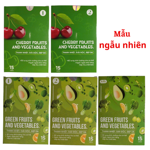 Viên Detox Trái Cây Rau Củ Thanh Nhiệt Giải  Độc Đẹp Da