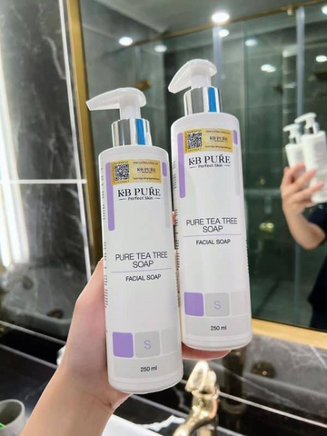 Sữa Rửa Mặt Gel Tinh Chất Tràm Trà KB Pure – Giảm Mụn, Làm Sạch Da Nhẹ Nhàng Cho Mọi Loại Da 250ml