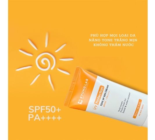 Kem Chống Nắng Nâng Tông Kyung Lab SPF50+ PA++++ - Bảo Vệ Da, Làm Sáng Tự Nhiên, Phù Hợp Mọi Loại Da, Hàn Quốc 50ml